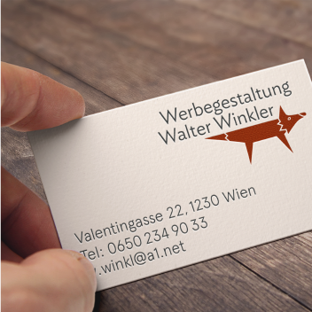 Werbegestaltung Walter Winkler, Geschäftsdrucksorten